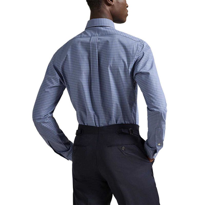 Polo Ralph Lauren Custom Fit Checked Stretch Poplin Shirt image number 1